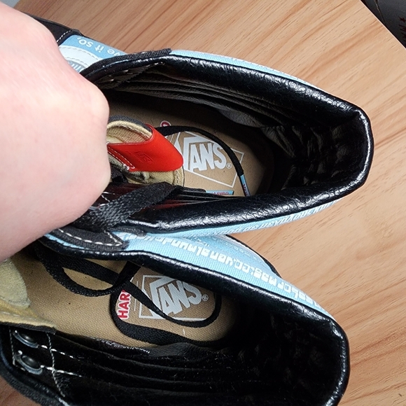 Vans Haribo Gummy Bear Limited Edition Black and Blue High-Top Sneakers - Picture 11 of 13